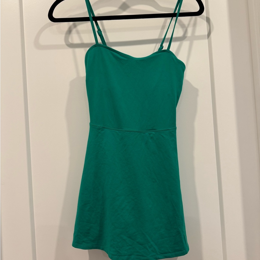 ALO Yoga Green Mini Dress